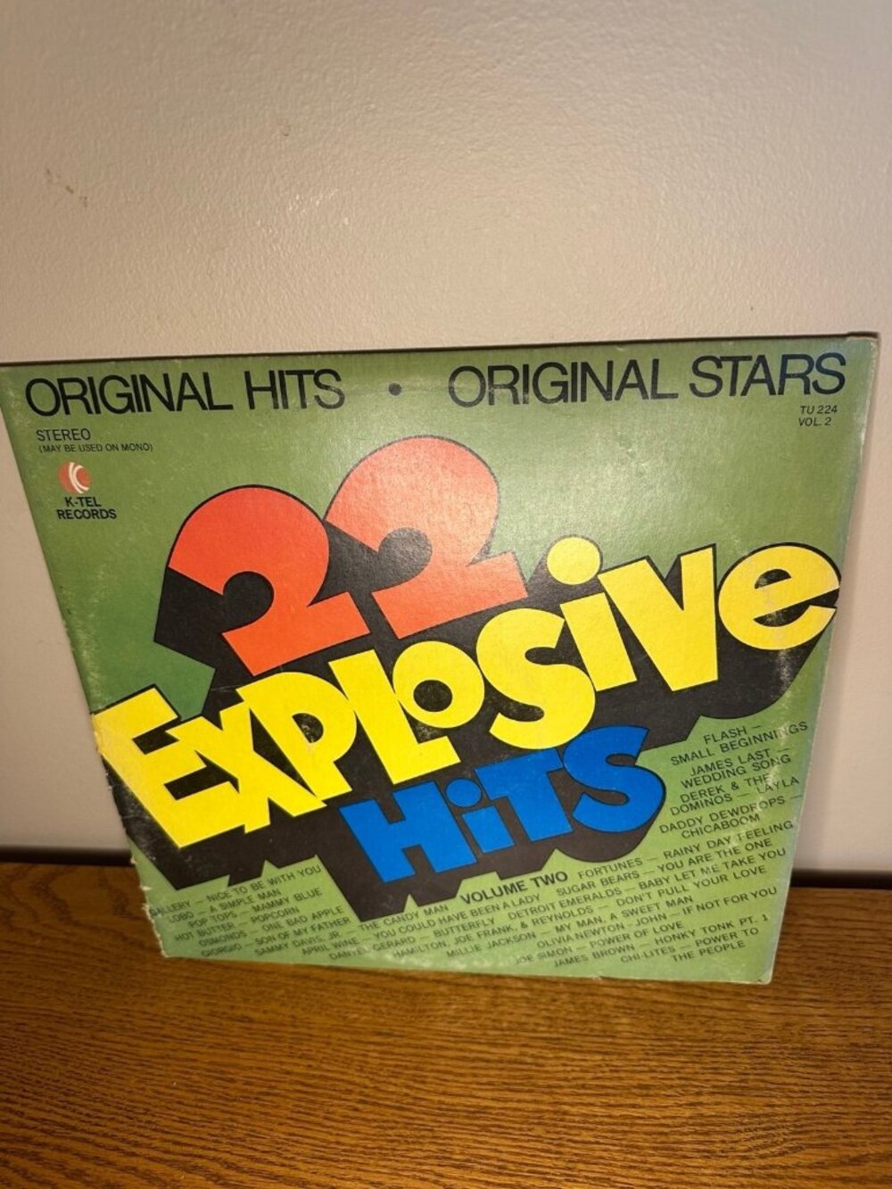 22 Explosive Hits Vol. 2 Original Hits Original Stars Vinyl Record